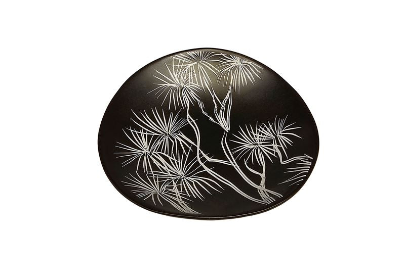 Bowl 10cm Ti Kouka White on Black
