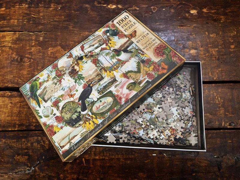 Puzzle Birds & Postcard (1000 Piece)