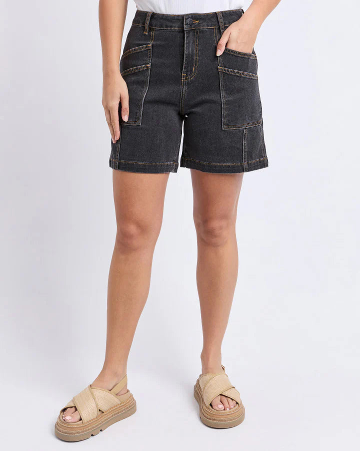 Foxwood |Balmy Short - Washed Black