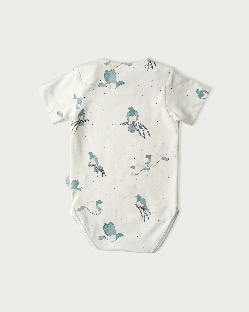 Short Sleeve Bodysuit Kererū 6-12 Months