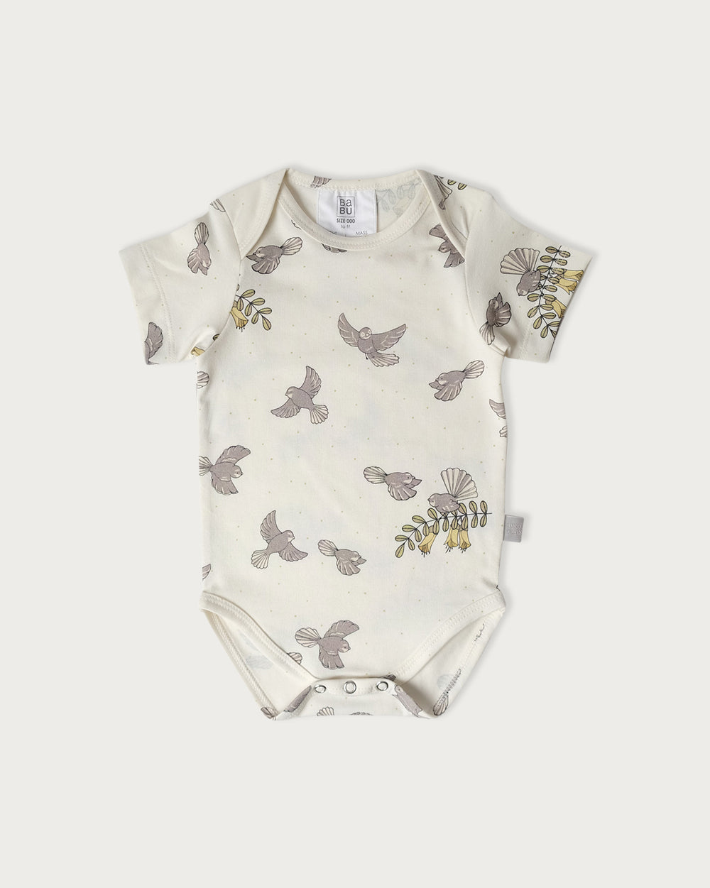 Short Sleeve Fantail Bodysuit 0–3 Months