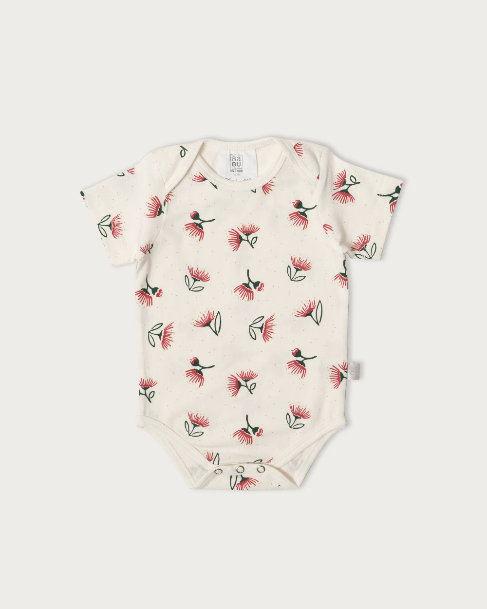 Short Sleeve Bodysuit Pohutukawa 0-3 Months