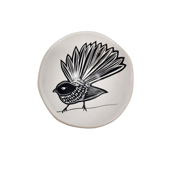 Bowl 7cm Piwakawaka Black and White