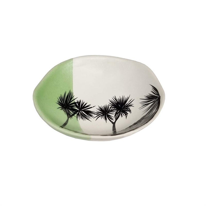 Bowl 7cm Cabbage Tree Dipped Green