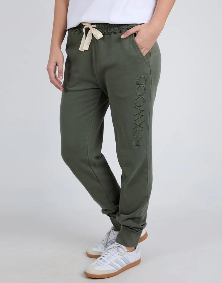 Foxwood | Simplified Track Pant in Khaki
