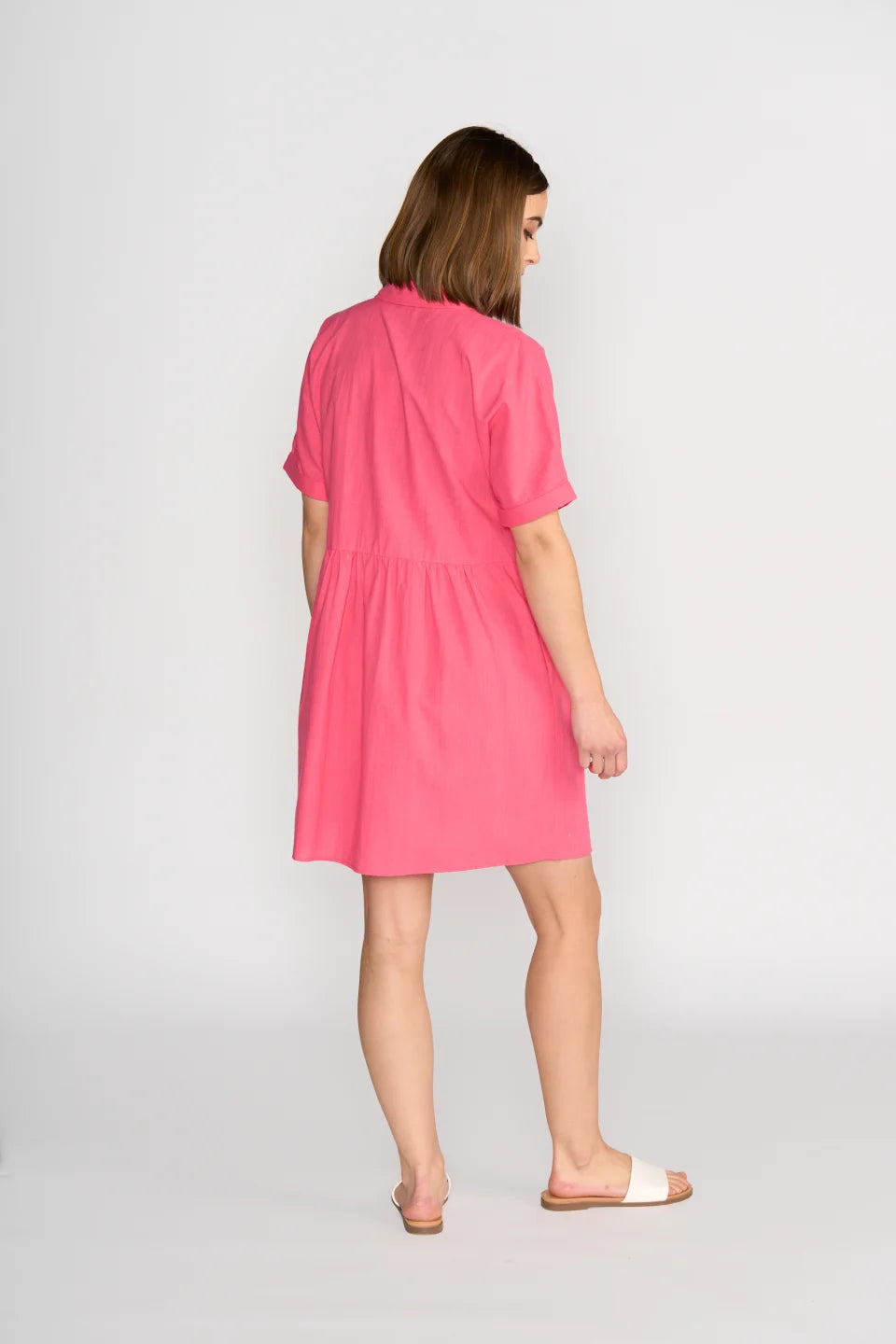Knewe | Cocoon Dress - Raspberry
