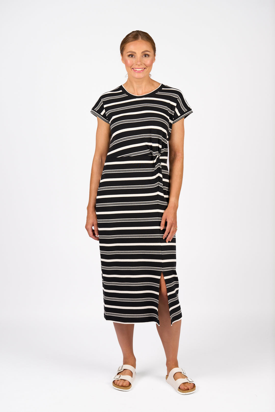 Parker Dress - Black/White
