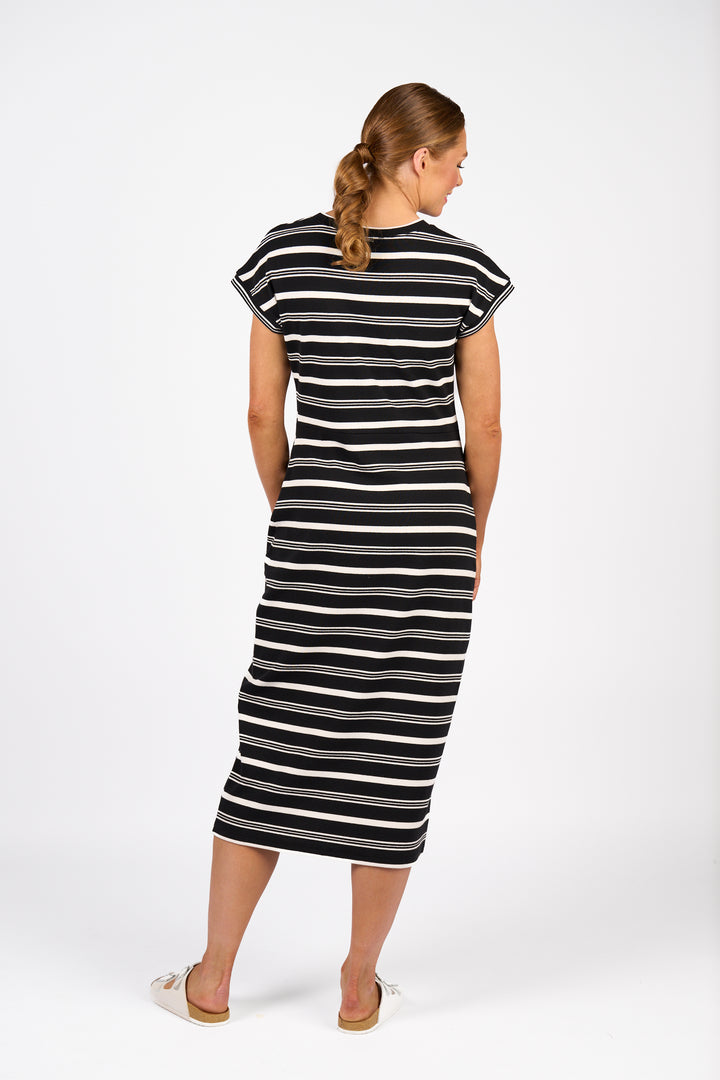 Parker Dress - Black/White