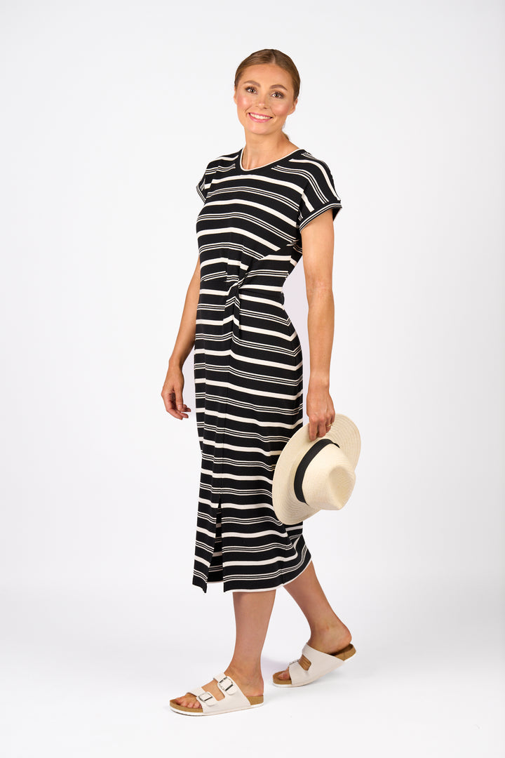 Parker Dress - Black/White