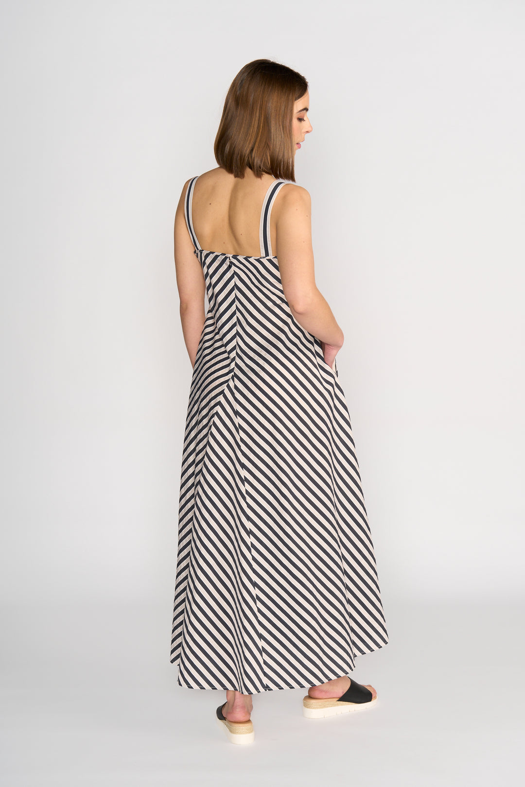 Gala Dress - Black/Ecru