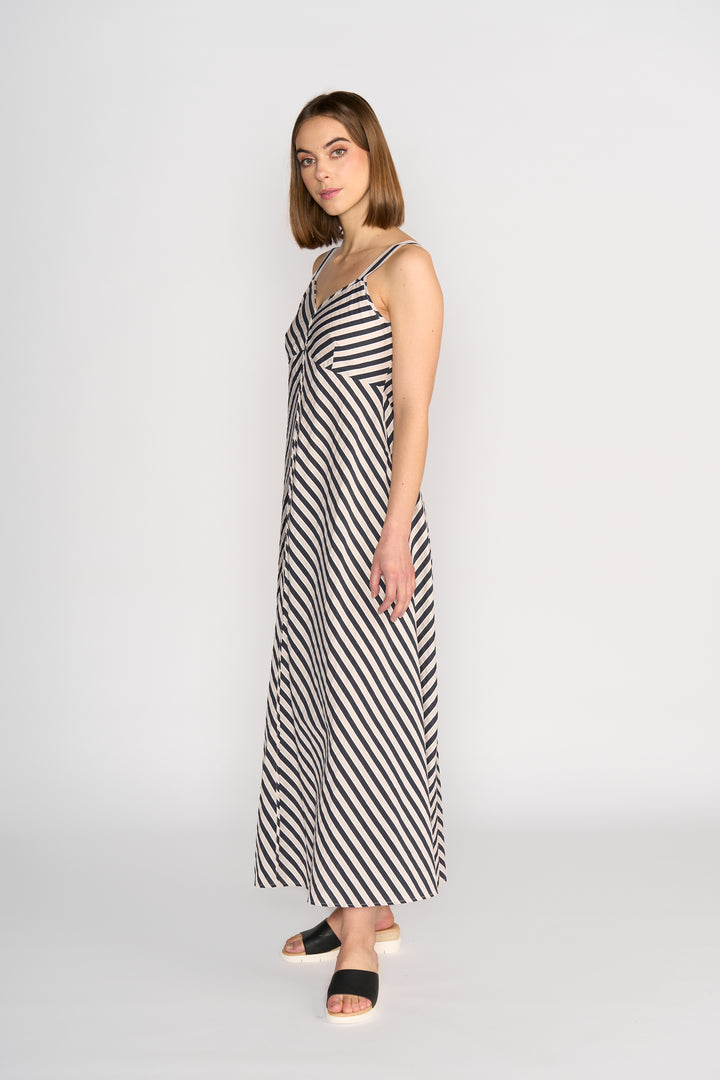 Gala Dress - Black/Ecru