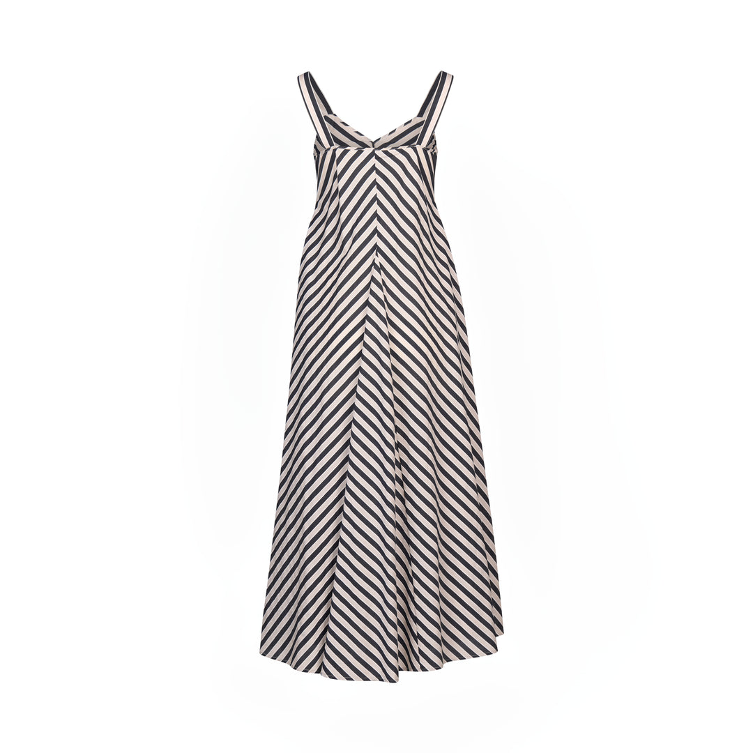 Gala Dress - Black/Ecru