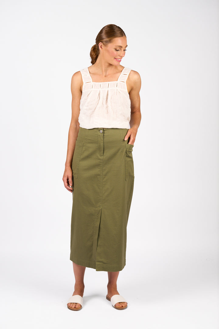 Bay Skirt - Olive