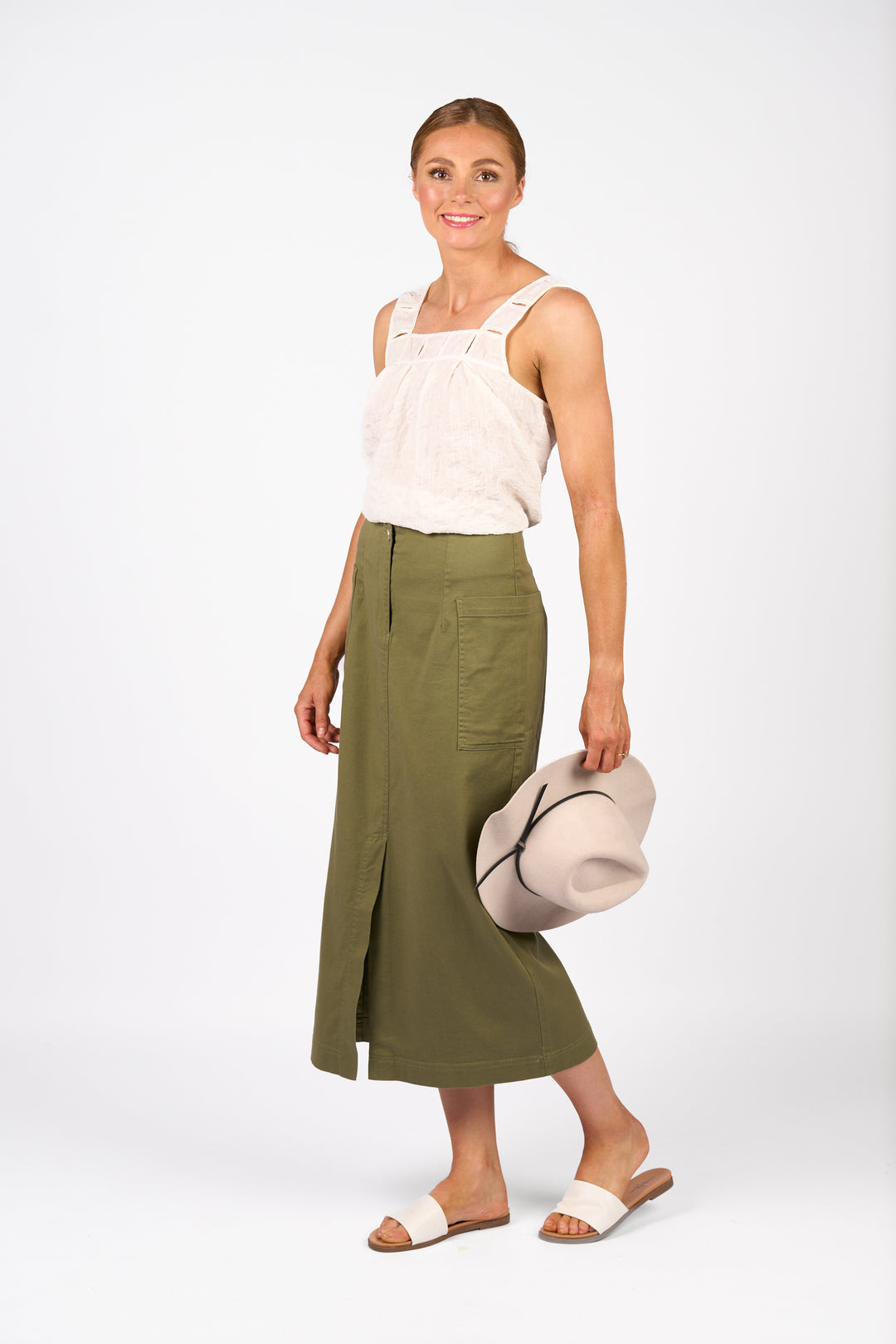 Bay Skirt - Olive