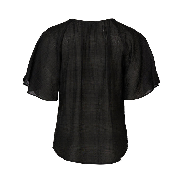 Knewe | Hazel Top - Black Texture