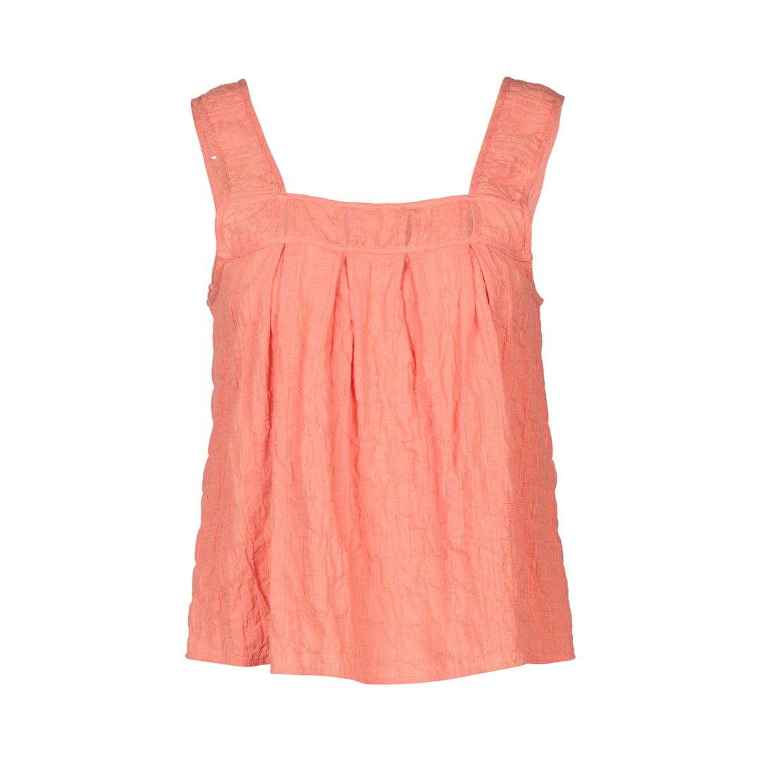 Knewe | Evolve Top - Coral Check