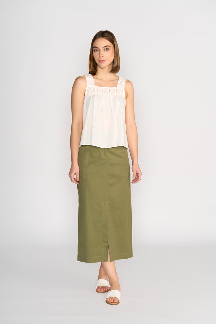 Evolve Top - White Check
