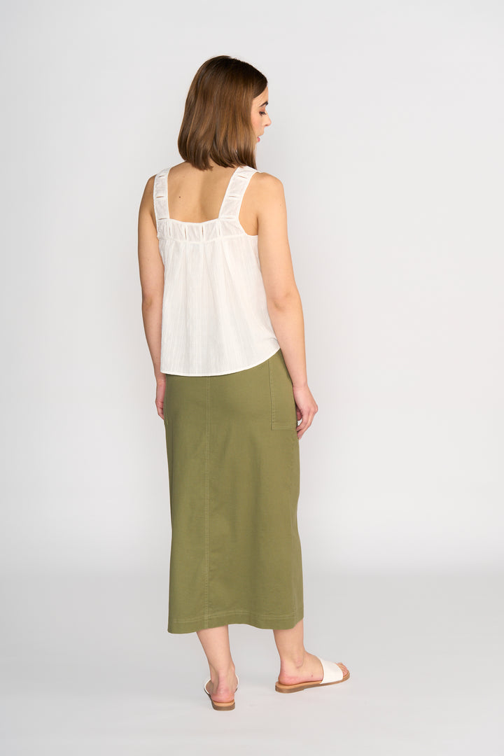 Evolve Top - White Check