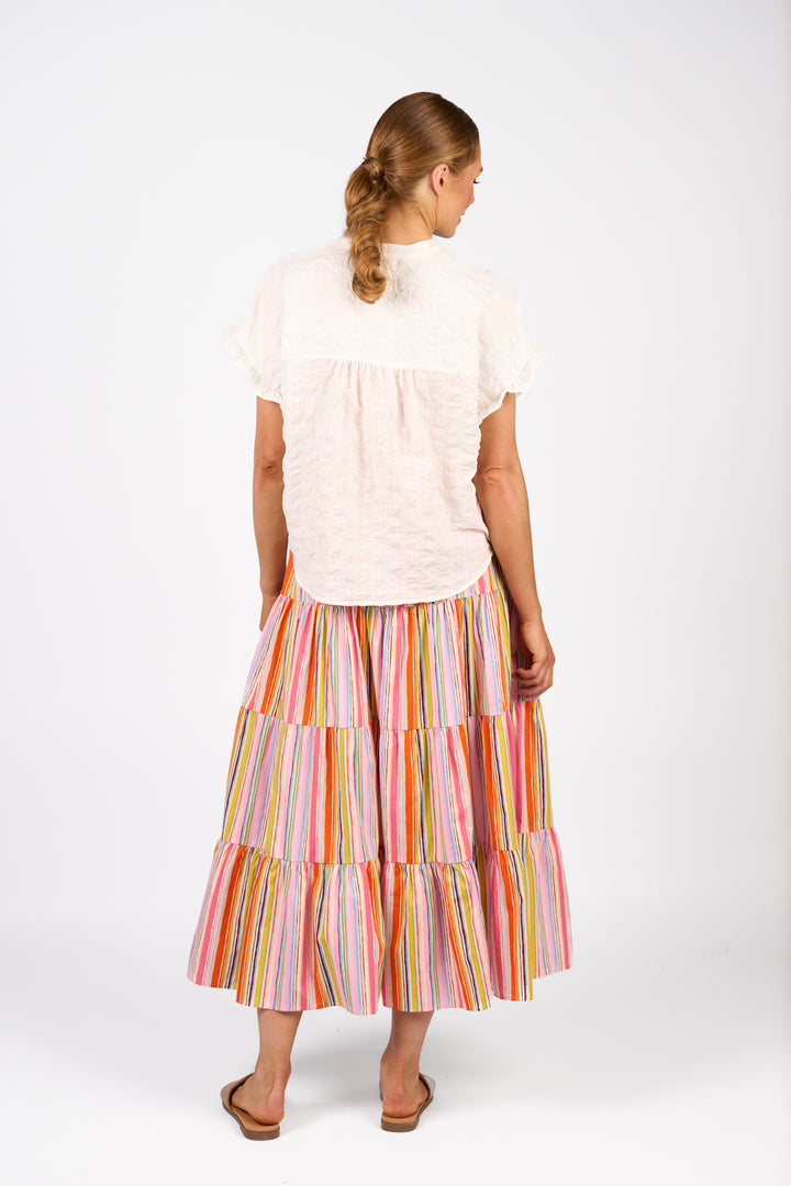 KNEWE | Addison Top - White Check