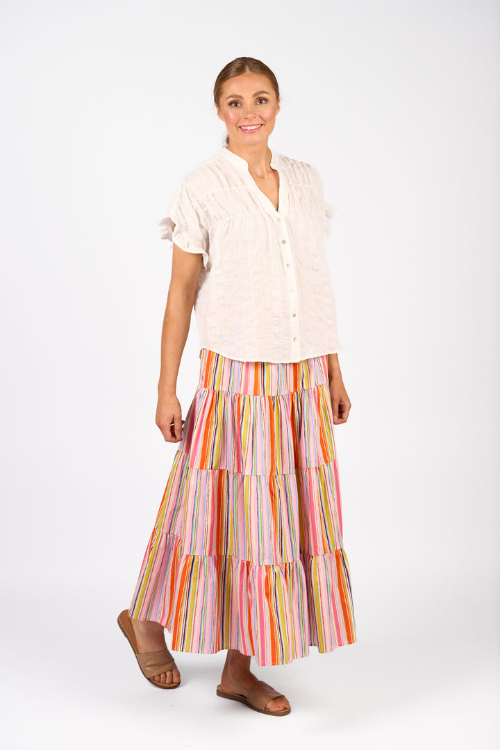 KNEWE | Addison Top - White Check