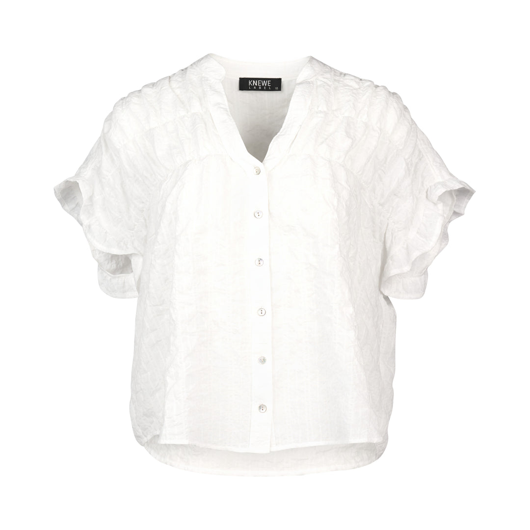 KNEWE | Addison Top - White Check