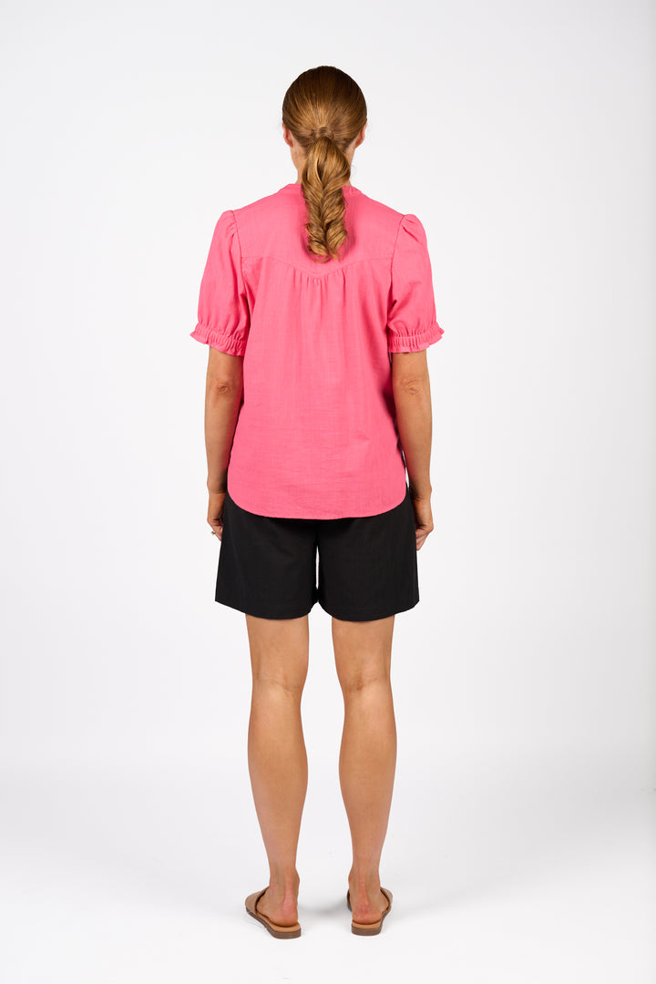 Knewe | Naomi Top - Raspberry