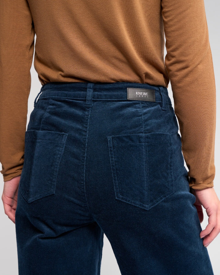 KNEWE Label | Roxie Cord Pant - Airforce