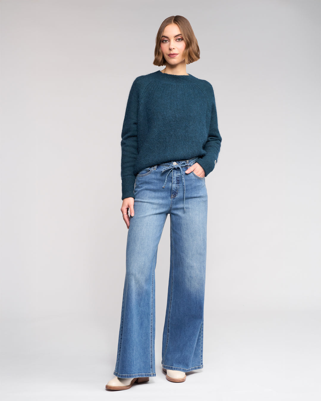 KNEWE Label | Goldie Jean - Washed Denim