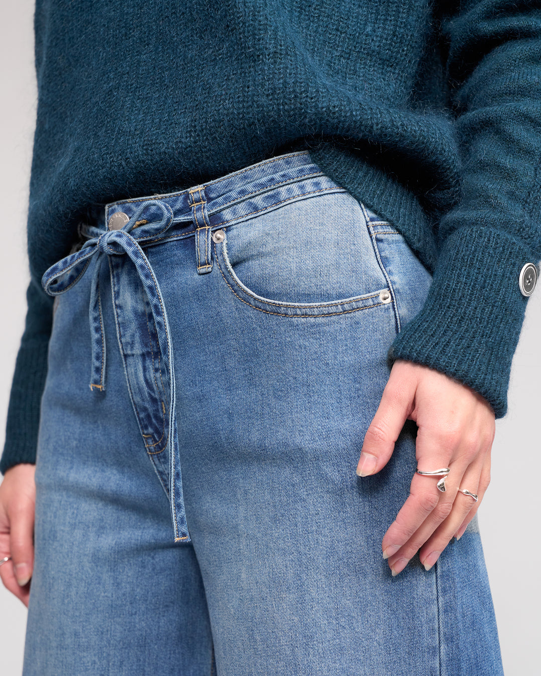 KNEWE Label | Goldie Jean - Washed Denim