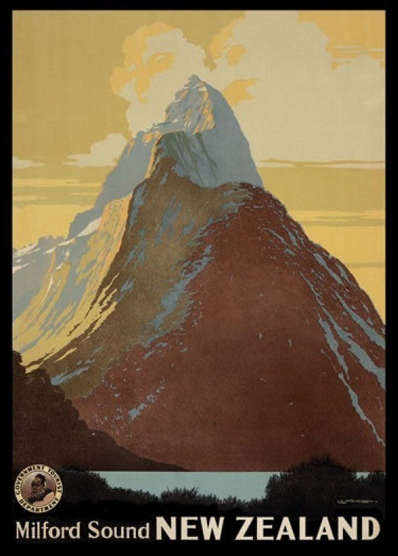 Milford Sound in Black Frame