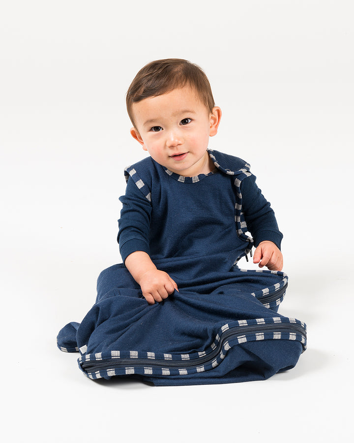 Merino Sleeping Bag Denim 3-24 Months