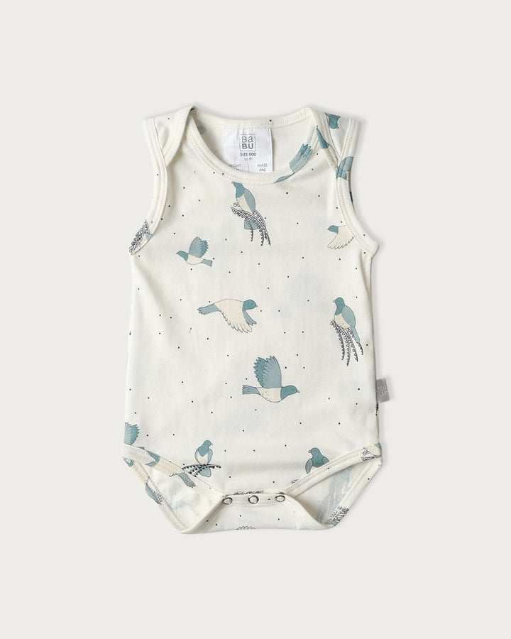 Singlet Bodysuit Kereru 3-6 Months