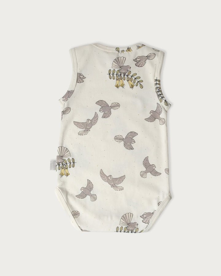Singlet Bodysuit Fantail 6-12 Months