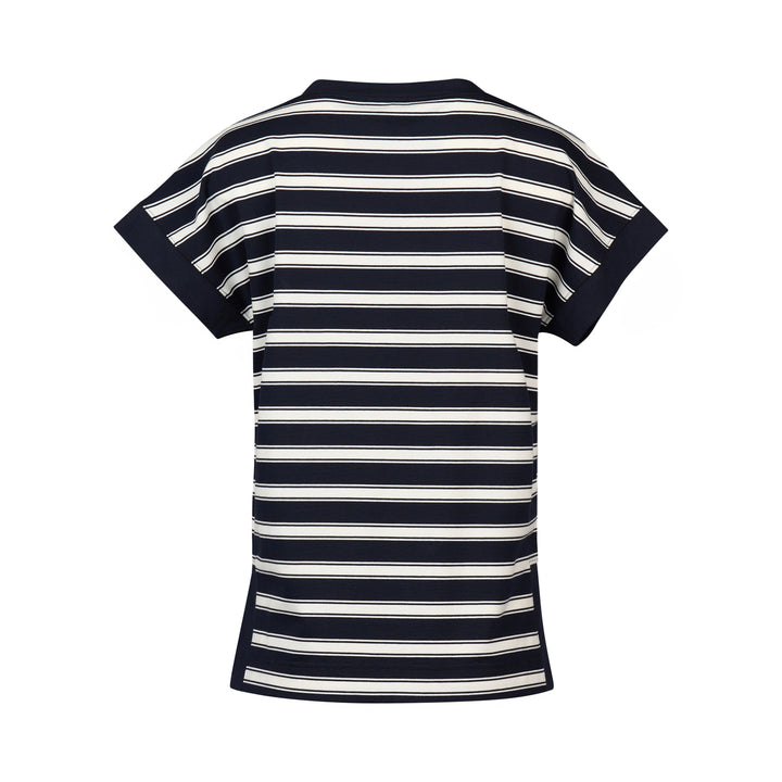 Vassalli | Drop Sleeve Top - Ink Stripe