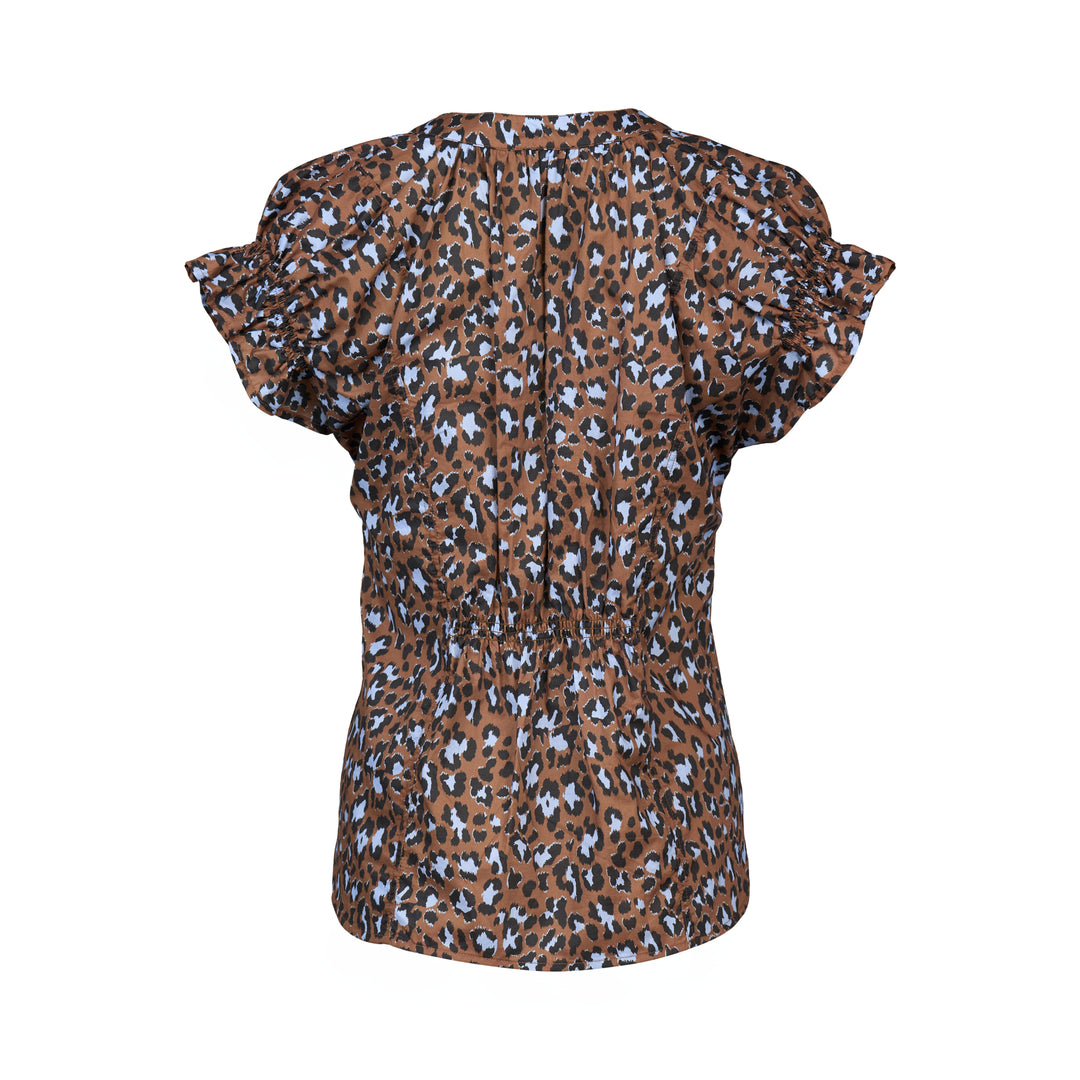 Vassalli | Printed Drop Shoulder Top - Nala