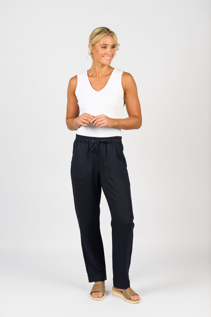 Vassalli | Slim Leg Ankle Grazer - Ink