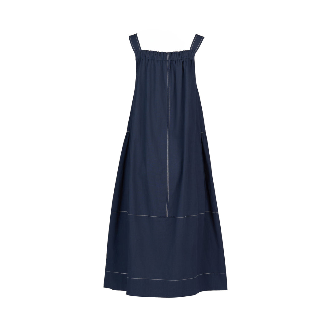 Vassalli | Sleeveless Balloon Dress - Ink