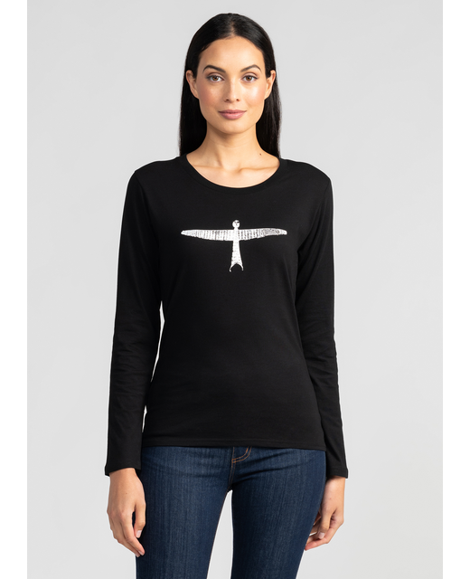 Untouched World Project U Long Sleeve - Black - Women's Clothing