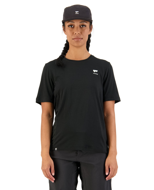 Mons Royale Tarn Merino Shift Tee - Black