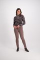 Vassalli Narrow Leg Full Length Cord Pant - Taupe