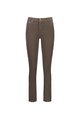 Vassalli Narrow Leg Full Length Cord Pant - Taupe