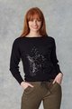 Lemon Tree Stella Star Jumper - Black