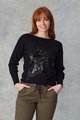 Lemon Tree Stella Star Jumper - Black