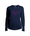 Seabreeze T Shirt Long Sleeve Merino Koru Heart Ink