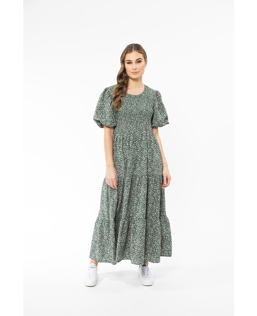 Seeking Lola Aneeka Dress - Forest Floral