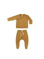 Quincy Mae Wrap Top and Pant Set - Ocre