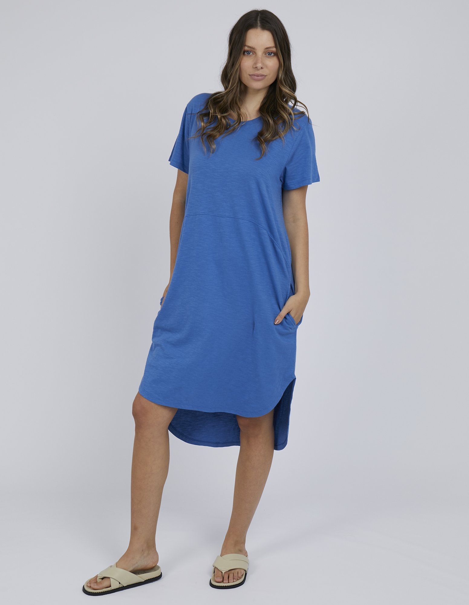 Foxwood Bayley Dress - Blue - Women's Clothing - Foxwood S22