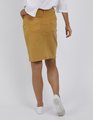 Elm Belle Denim Skirt - Mustard