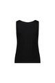 Vassalli Wide Strap Singlet - Black