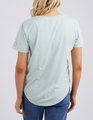 Foxwood Rose Tee - Seafoam